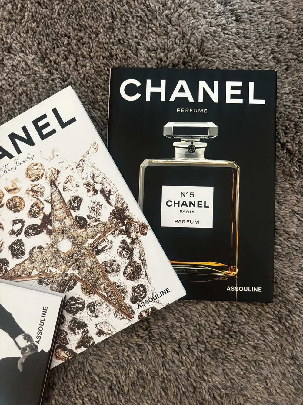 CHANEL White & Gold Star Motif Decorative Coffee Table Book